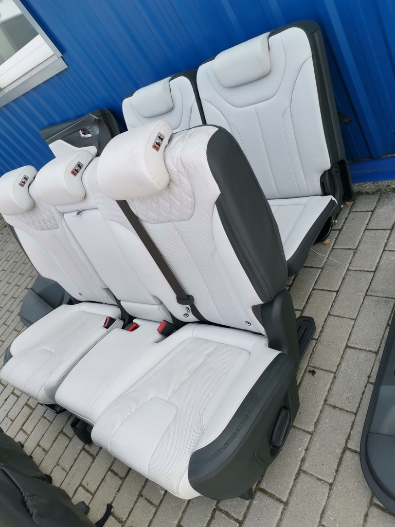 фото №10, Hyundai santa fe iv lift комплект сидінь шкіра сидіння заднє сидіння обшивки 7 осіб