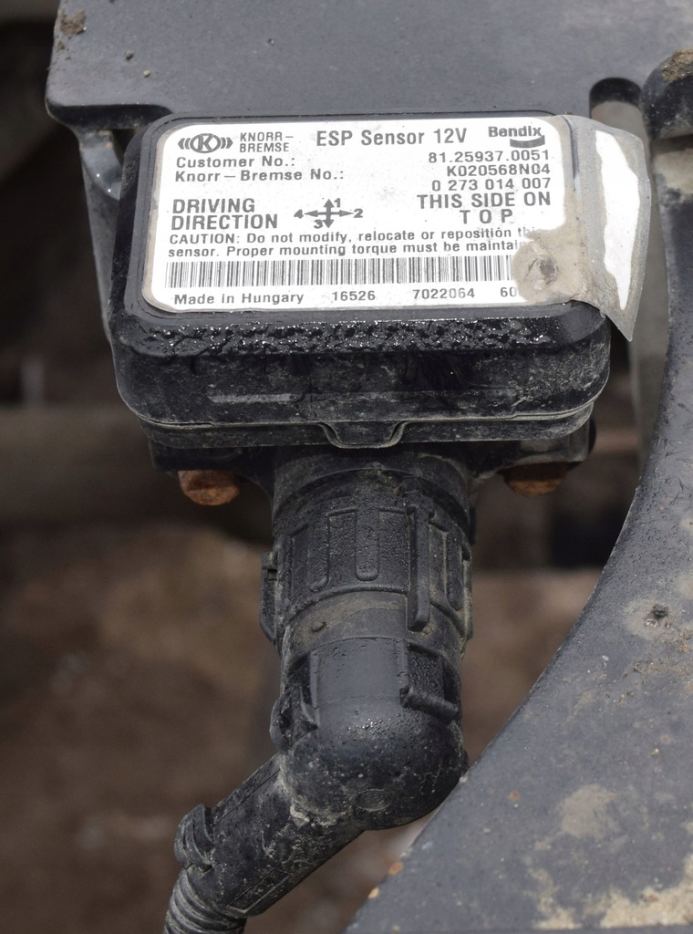 фото №1, Гироскоп датчик датчик esp man tgx tgs tga