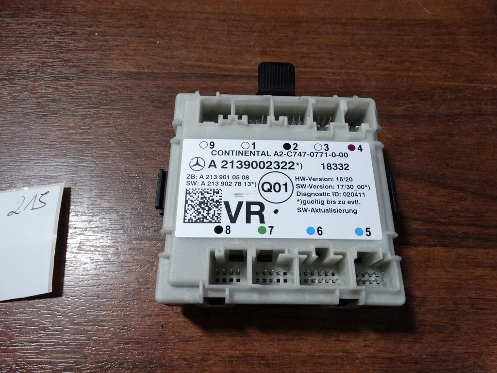 фото №1, Idealny модуль блок управления дверь mercedes 1