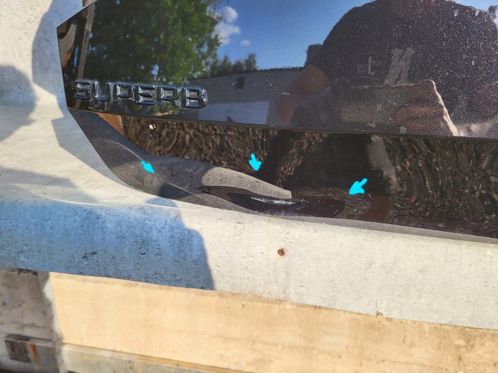 фото №7, Skoda superb iii 3v kombi крышка багажника крышка багажника