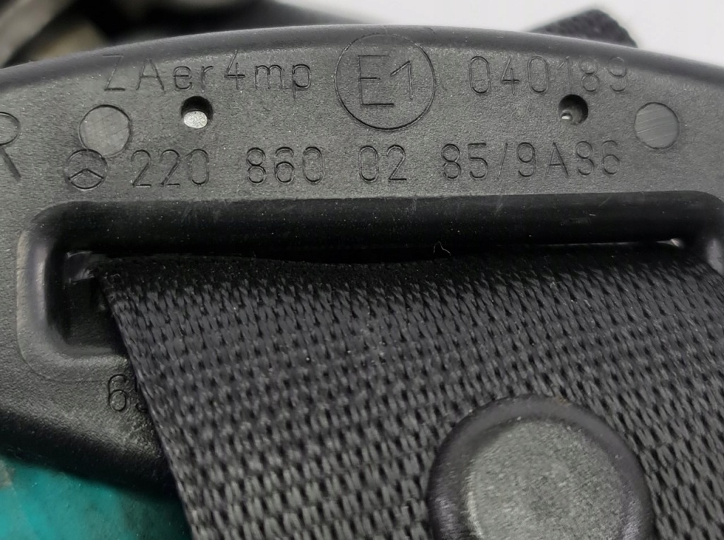 фото №3, Pas натягувач правий перед mercedes w220 2208600285