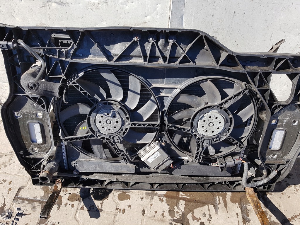 фото №4, Audi q5 8r 08-12r 2.0 tdi pas передний радиатор вентиляторы механическая коробка передач