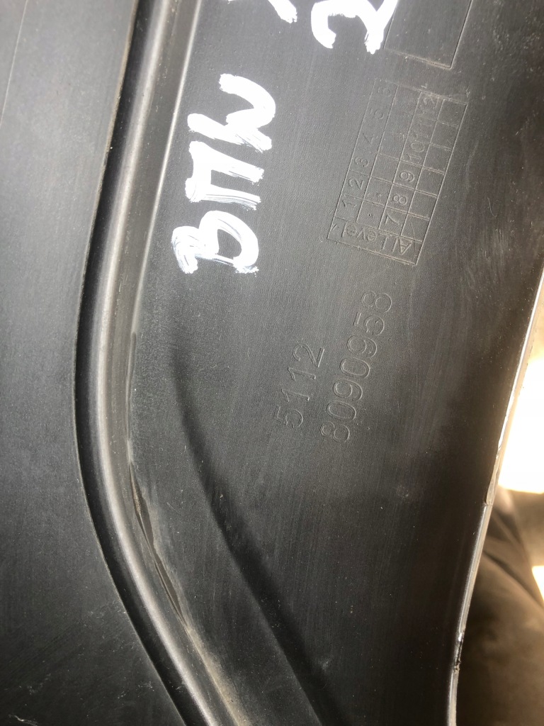 фото №6, Bmw x3 g01 51128090958 m-pakiet накладка спойлер бампер задня