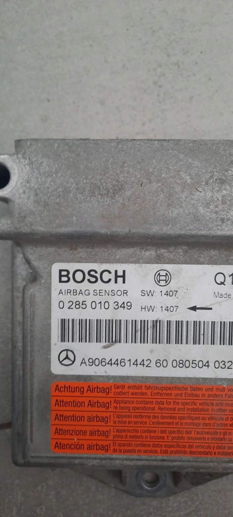 Блок управления модуль подушка безопасности a9064461442 mercedes sprinter Доставка