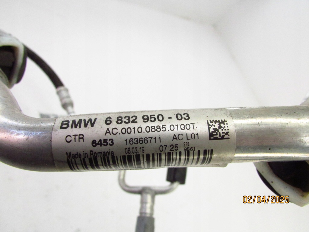 фото №11, Bmw f46 f45 2.0d шланг дроти кондиціонера europa 6834659 6832950