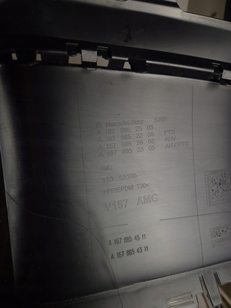 фото №11, Mercedes gle w167 amg диффузор накладка бампера a1678854511