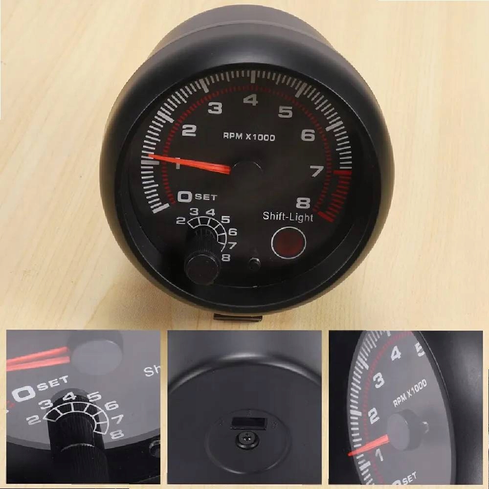 фото №15, Obrotomierz бензин чорний індикатор лічильник