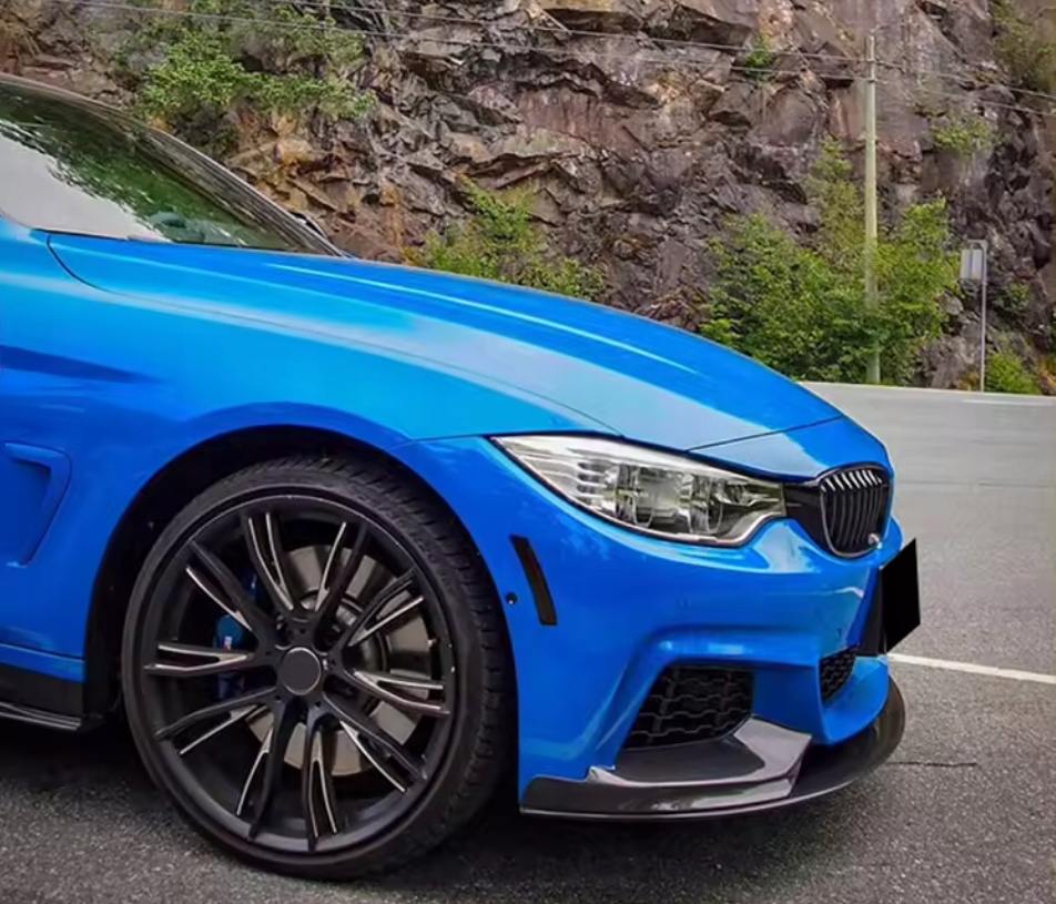 фото №7, Накладка сплиттер перед bmw f32 f33 f36 чёрный