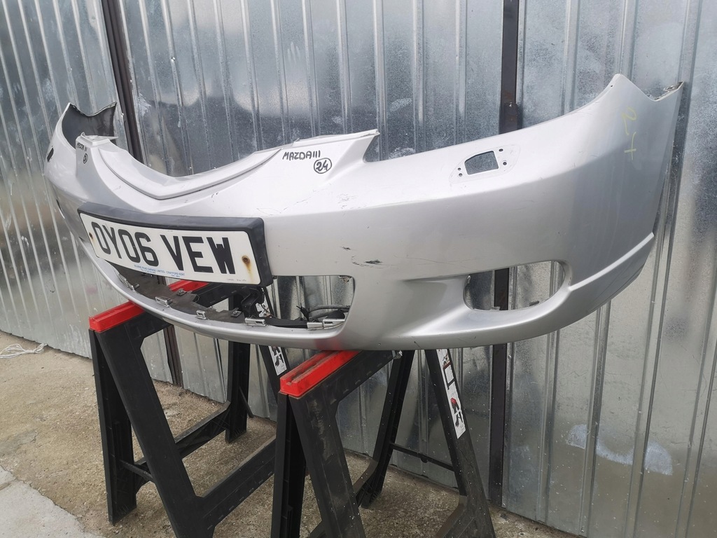 фото №7, Бампер передний mazda 3 bk i хэтчбек ксенон pod омыватель