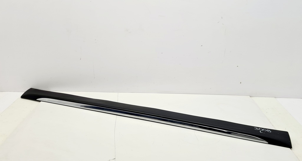 фото №1, Peugeot 3008 i lift молдинг накладка поріг хром ліва