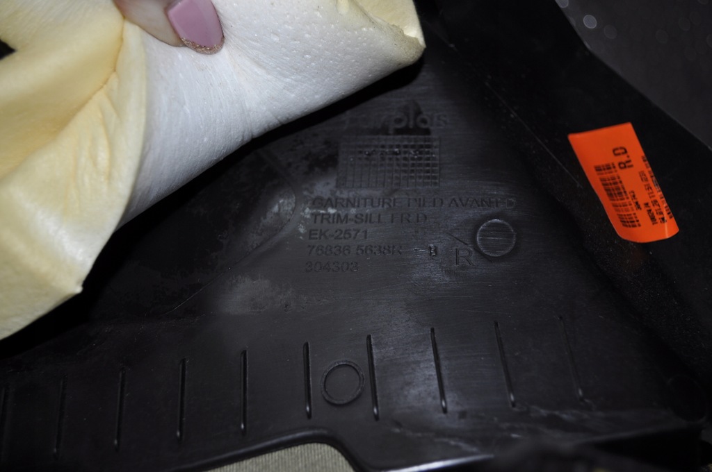 фото №3, Захист поріг кутик стійка правий renault clio v