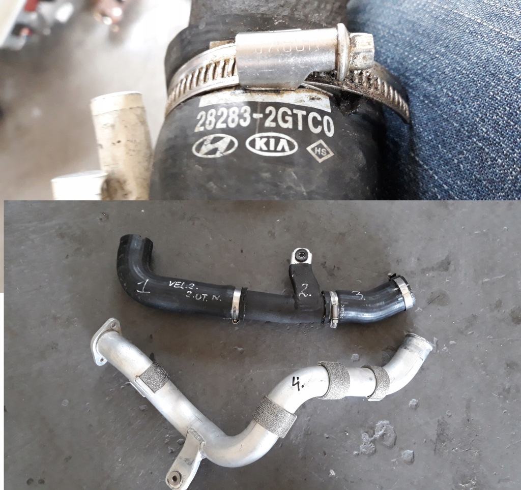 фото №2, Hyundai veloster ii 18- 2.0t waz труба інтеркулер