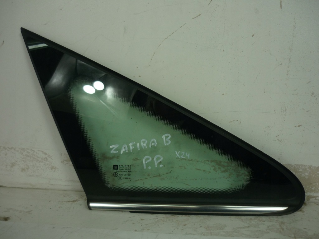 фото №8, Задня права скло кузовна opel zafira b 2005-2008