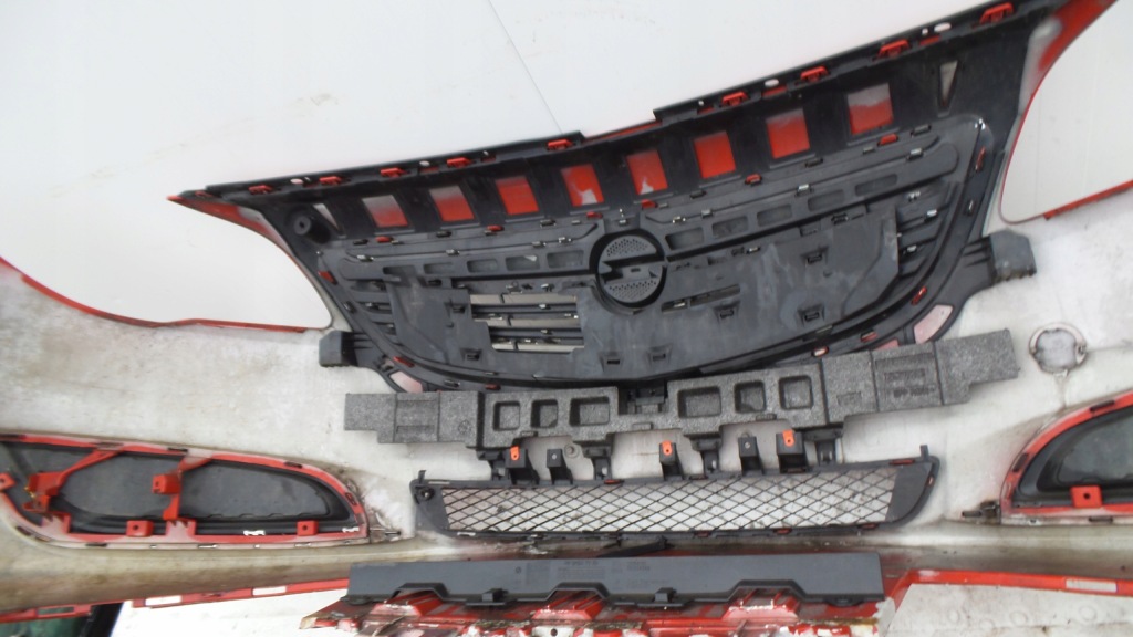 Бампер перед передний opel insignia a polift 2014-2017 красный 551004542 Недорого