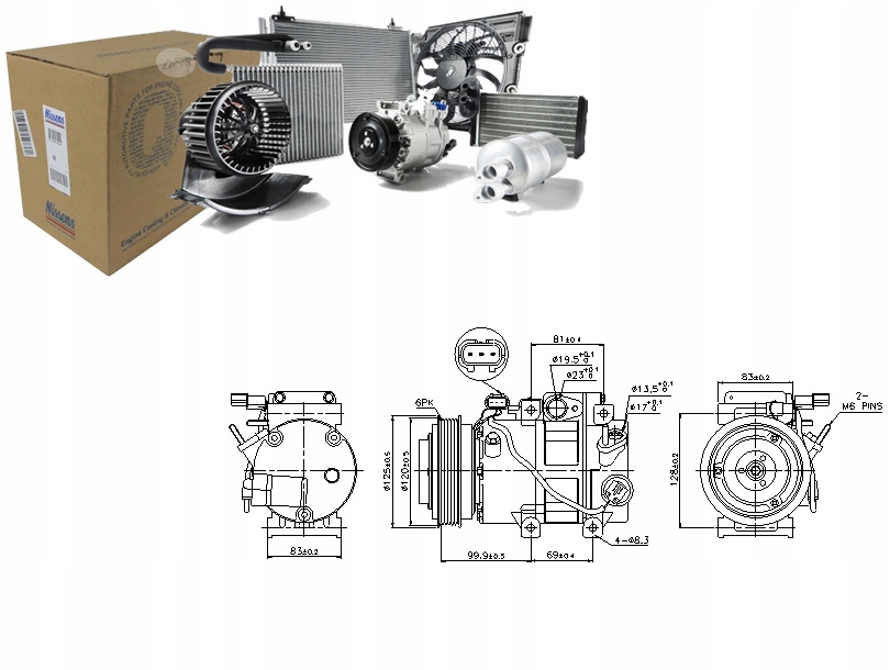 фото №1, Nis89305 компрессор кондиционера hyundai ix35