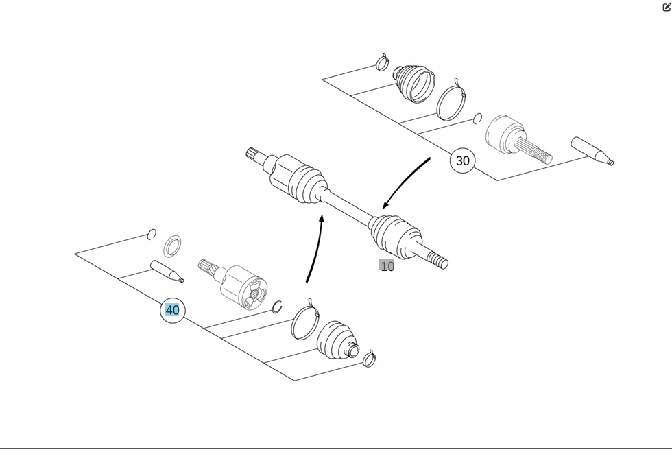 фото №4, Внутренняя защита шарнир полуось mercedes x-klasa w470