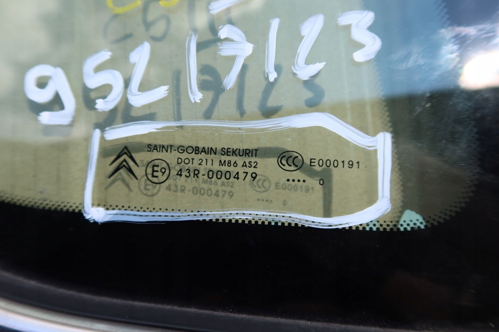 фото №3, Стекло задняя правая citroen c5 iii sedan