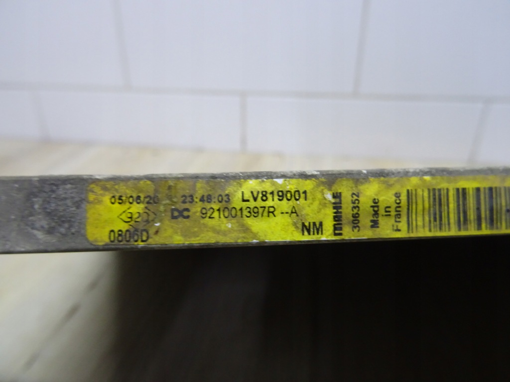 фото №7, Радиатор кондиционера 921001397r renault