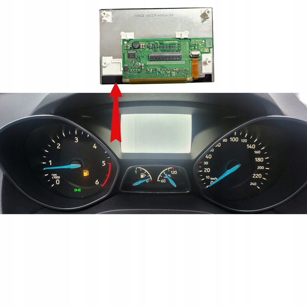 фото №1, Дисплей лічильник ford tourneo custom connect 2013-2018 lcd