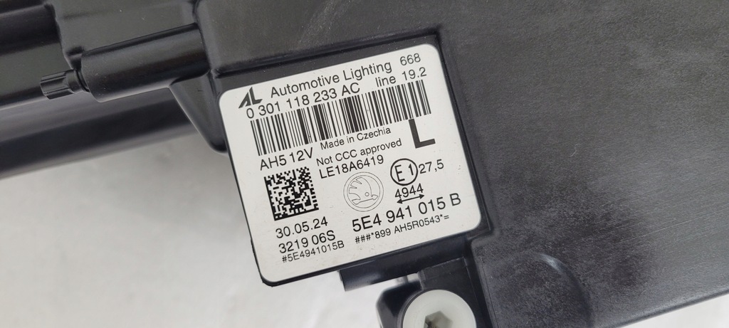 фото №10, Лампа ліва skoda octavia iv лінзи 2019- crystal lighting 5e4941015b