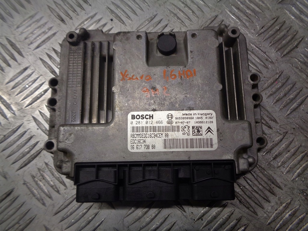 фото №1, Бортовий комп'ютер двигуна блок керування citroen xsara picasso