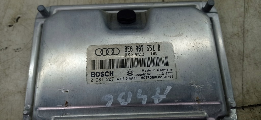 фото №7, Audi a4 b6 3.0 asn 8e0907551b бортовий комп'ютер іммобілайзер набір стартовий