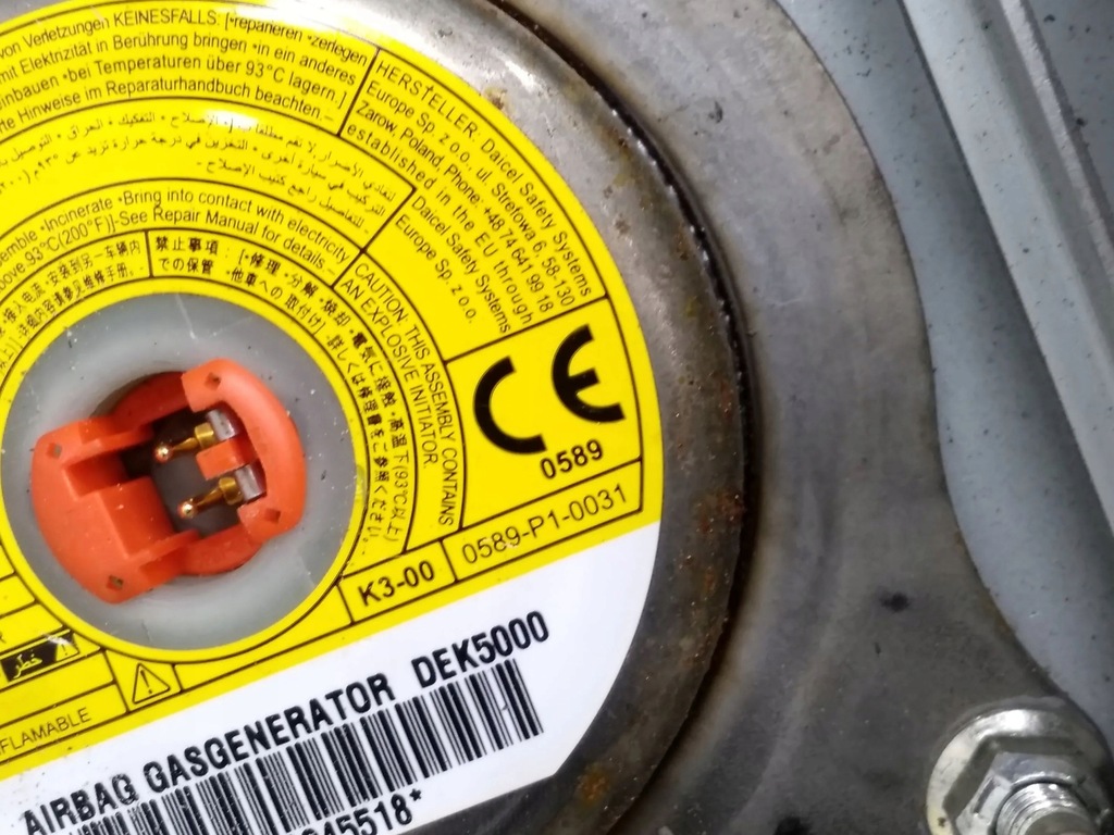 фото №5, Toyota hilux an10, an20, an30 2010 подушка воздушная подушка безопасности руля