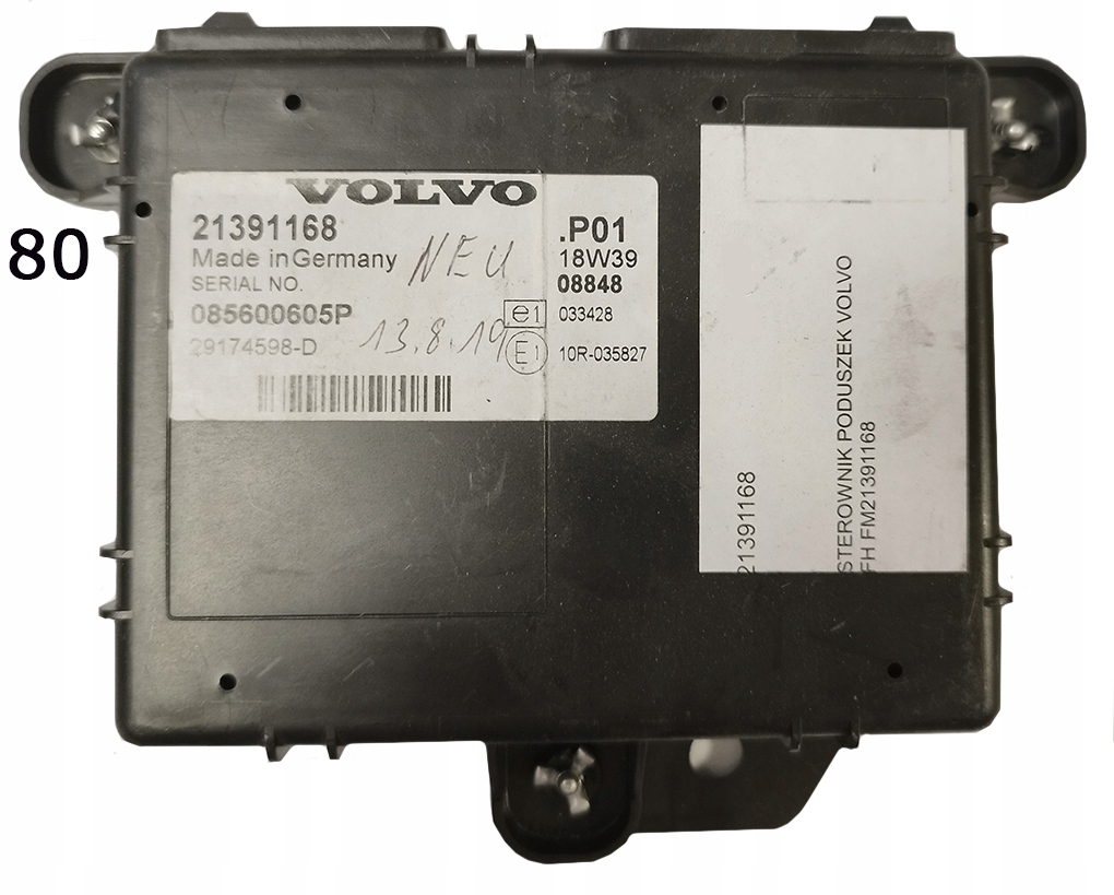фото №1, Блок керування подушок volvo fh fm 21391168
