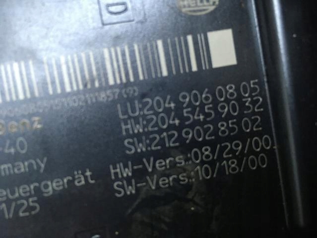 фото №5, Модуль sam mercedes-benz оригінальний номер 2049060805