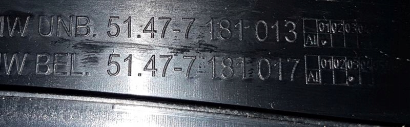 фото №5, Bmw f01 накладки пороговые перед задняя