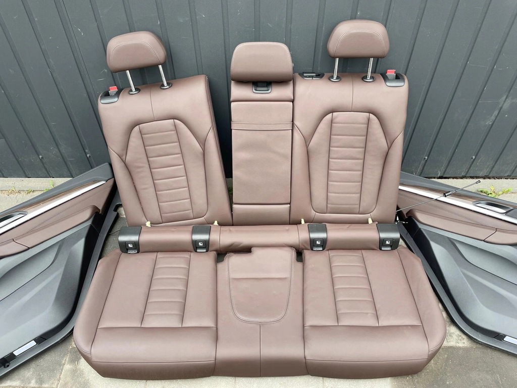 фото №10, Сиденья обивка bmw ix3 g08 кожа vernasca mokka подогрев перед задняя