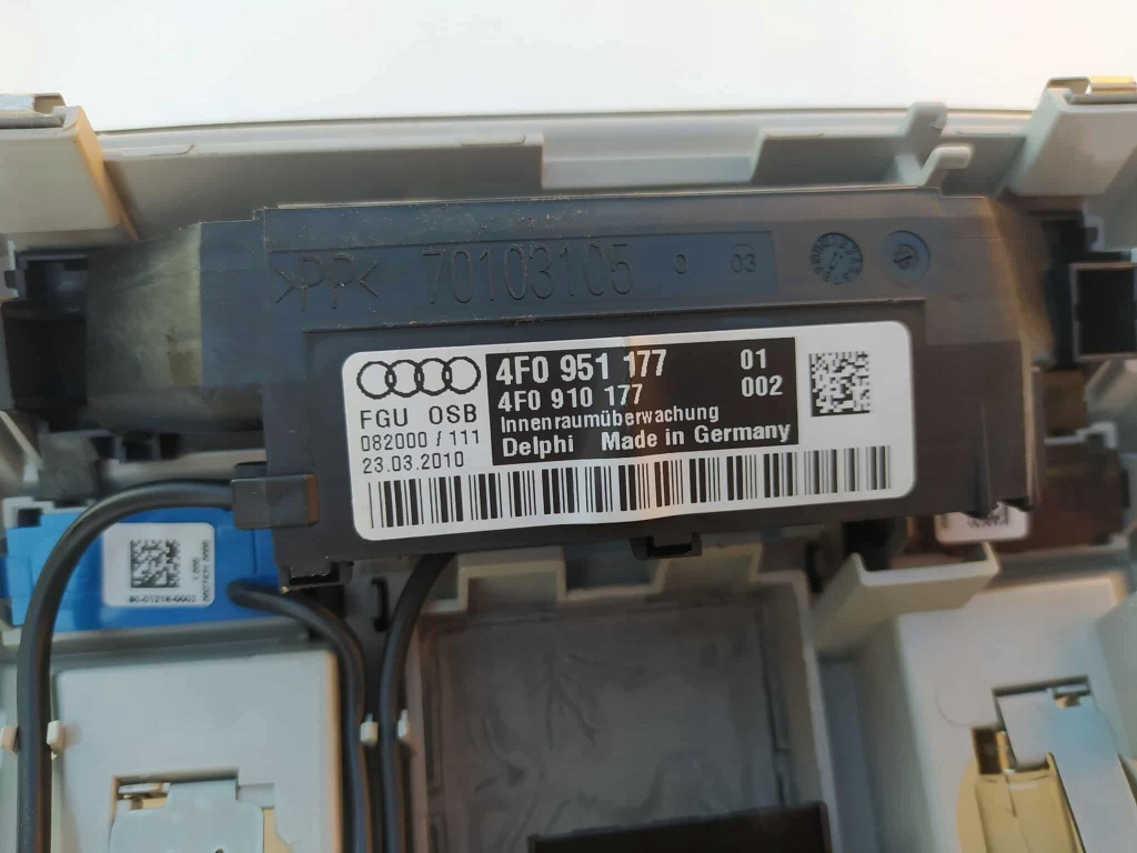 фото №3, Audi a6 c6 лампа салону стельовий освітлення кабіни s-line