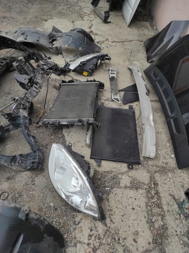 фото №15, Mercedes a klasa w169 капот крыло бампер перед