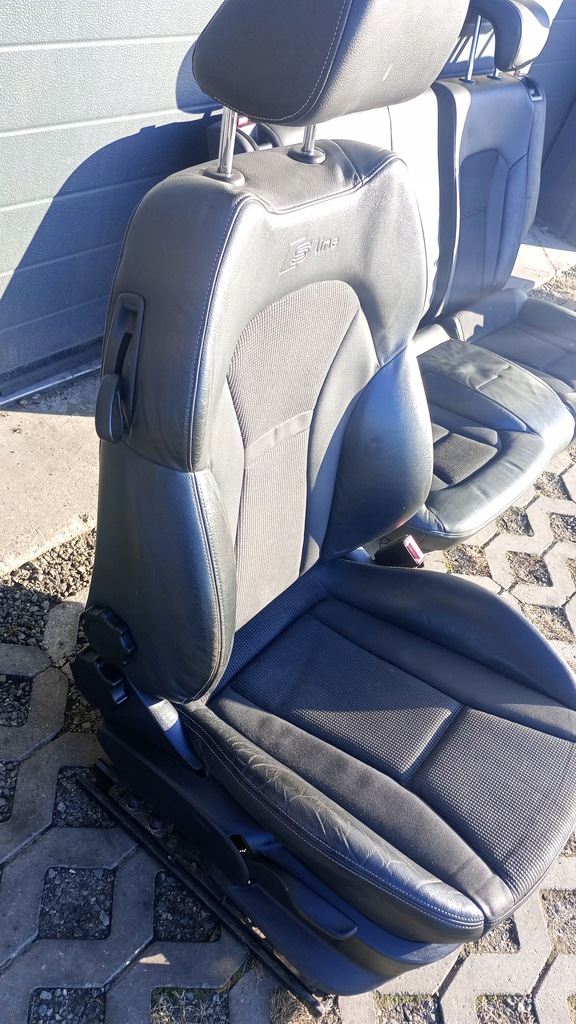 фото №13, Сиденья комплект audi a1 8x 3d s-line полукожа