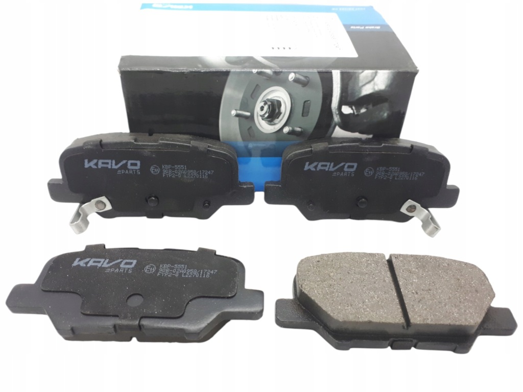 фото №1, Гальмівні колодки гальмівні osi задня kavo parts mazda 6 mitsubishi outlander iii asx