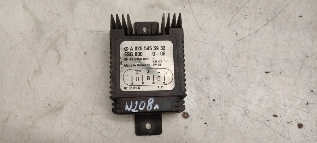 фото №1, Модуль вентиляторов блок управления mercedes w208 2,0 компрессор