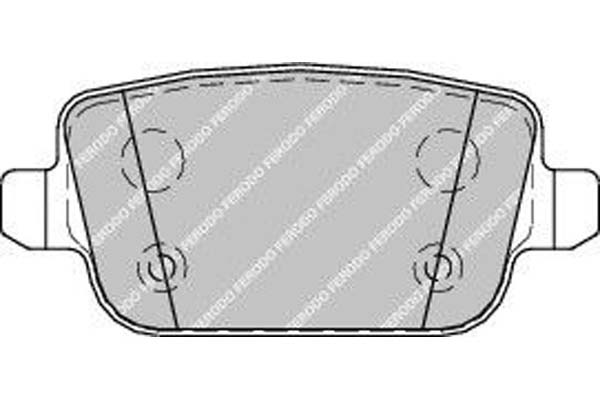 фото №2, Ferodo гальмівні колодки гальмівні land rover freelander 2 2.