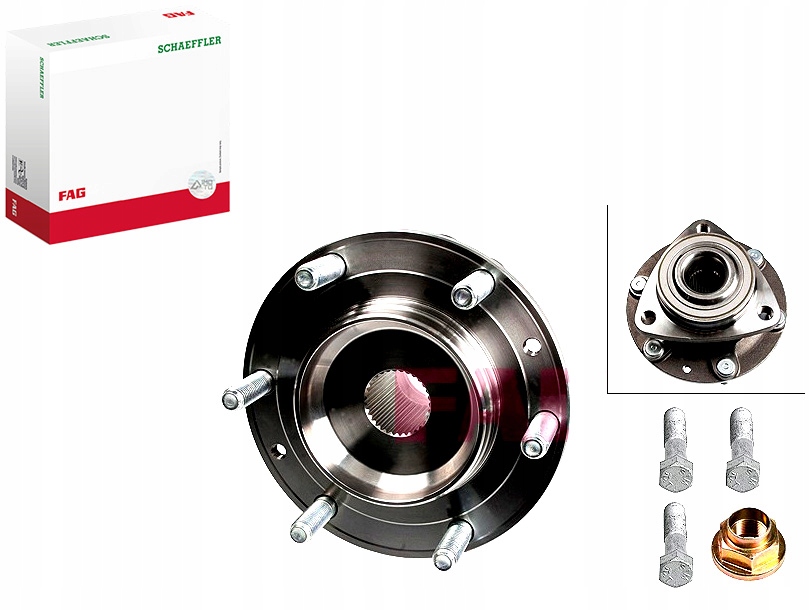 фото №1, Набор подшипник колеса с ступица перед kia carnival iii 2.2d 2.7 2.9d