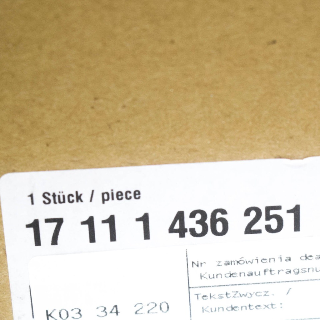 фото №10, Плита монтажна бака радіатора bmw e46 e85 e86 1436251 17111436251