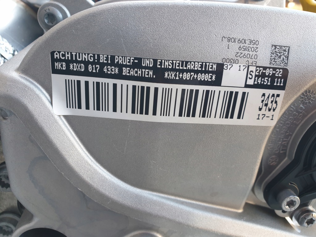 фото №2, Двигатель dxd 1.5 tsi