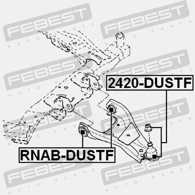 фото №13, Сайлентблок нижній важіль передньої renault duster