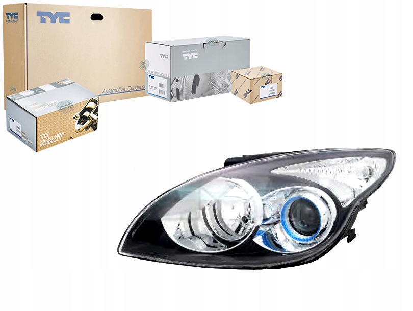 фото №1, Tyc фара le hyundai i30 07-11 h1/h7