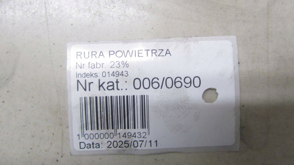 фото №7, Mercedes w176 1.5 труба шланг интеркулер a6070900242