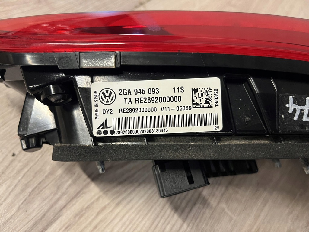 фото №8, Vw t-roc 2ga комплект лампа задня задні ліва права