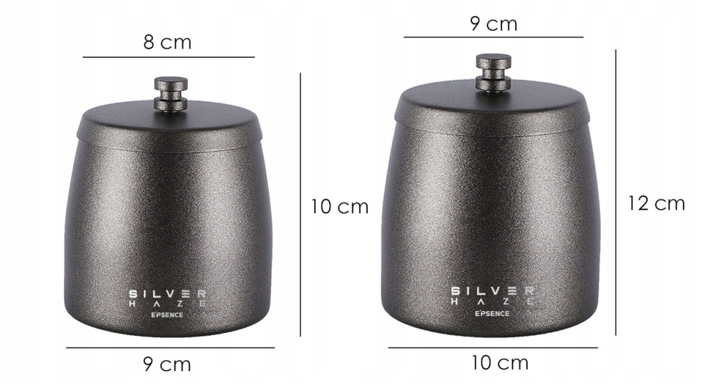 Пепельница наружная zamykana сталь серебристая l Оригинал