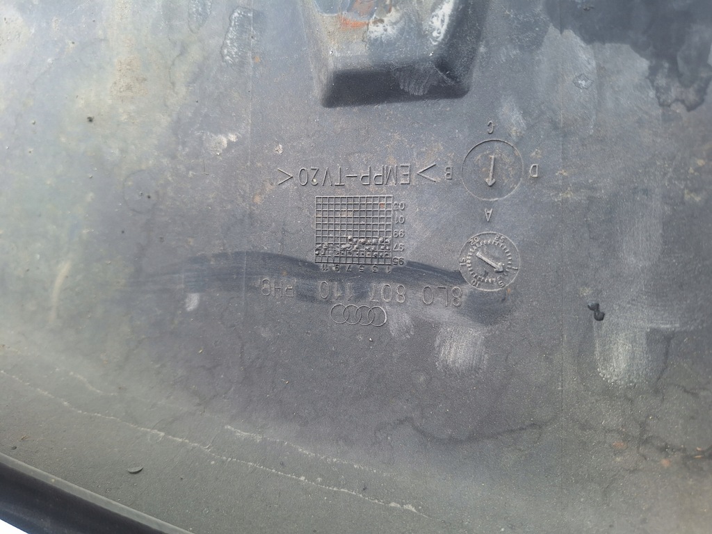 фото №9, Audi a3 8l накладка-спойлер бампер накладка спойлер молдинг pod 8l0807110 перед