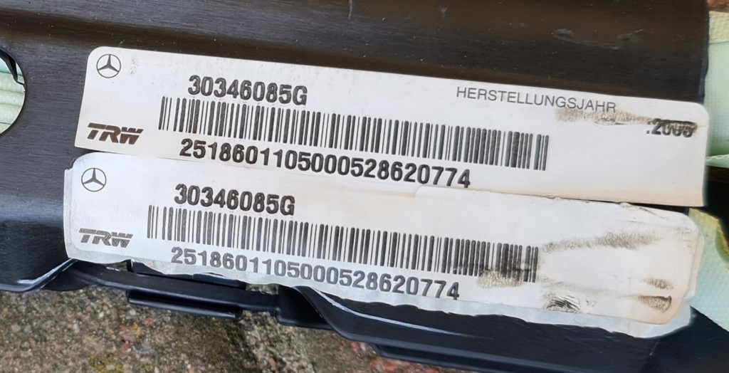 фото №4, Шторка безпеки mercedes-benz оригінальний номер 2518601105