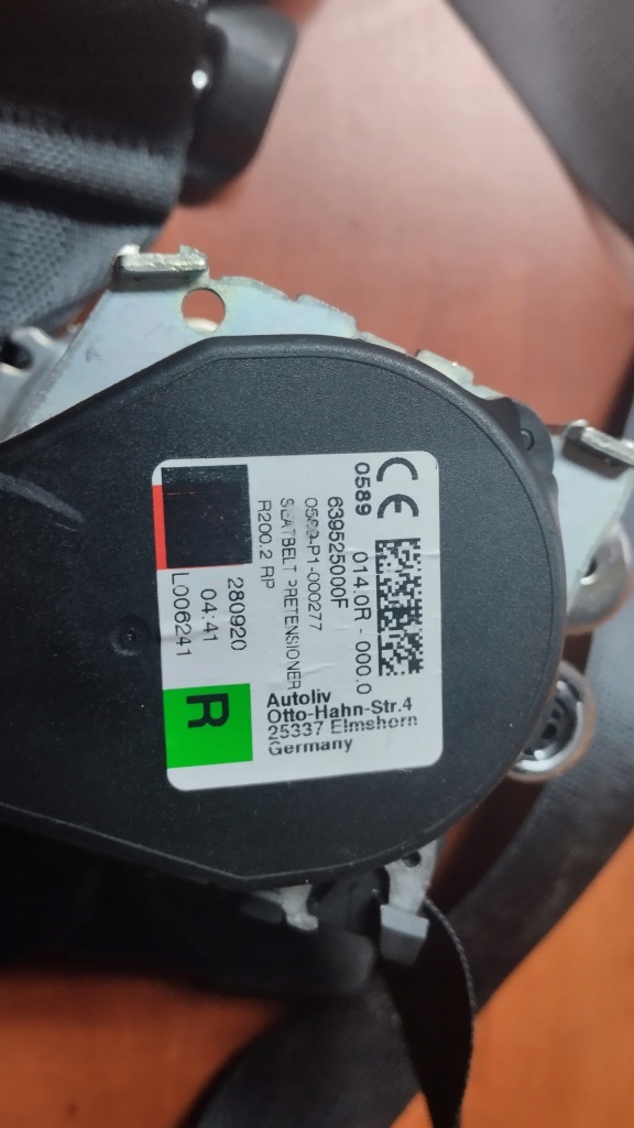 фото №4, Pas безпеки перед передній правий лівий fiat punto evo