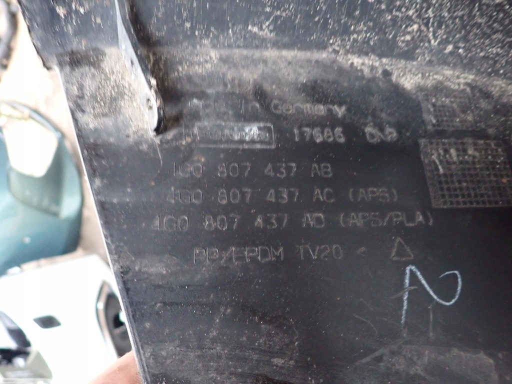 фото №10, Audi s6 c7 4g lift 14-18 бампер перед передний sprysk pdc