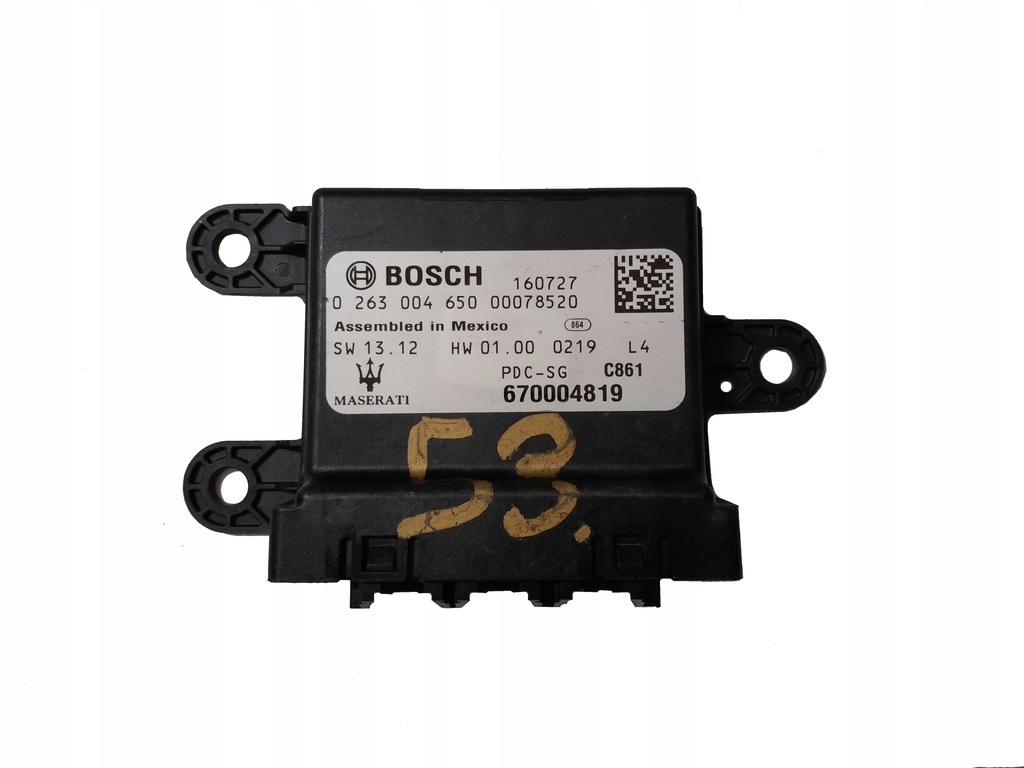 фото №1, Модуль блок керування pdc maserati 670004819